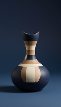 Eclipse Stone Accent Vase