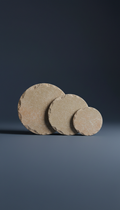 Dune Beige Stone Coaster Set