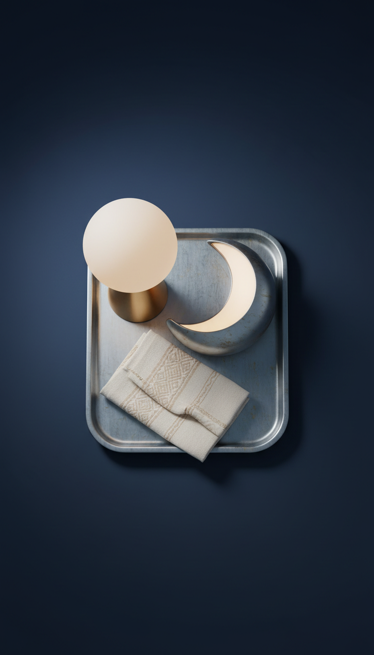 Celestial Brushed Metal Tray